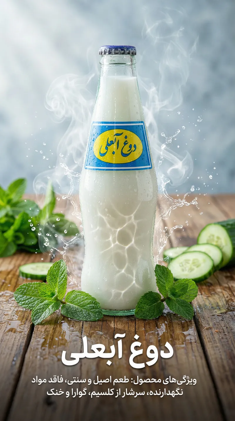 از تصویر رفرنس محصول، تمام متن‌ها و نوشته‌ها را ۱۰۰٪ دقیق و…